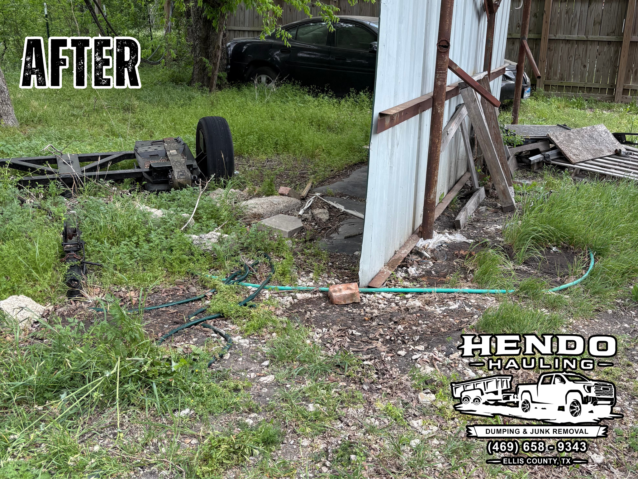 After photo of junk removal job
